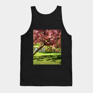 An English Landscaped Park in Spring Tank Top